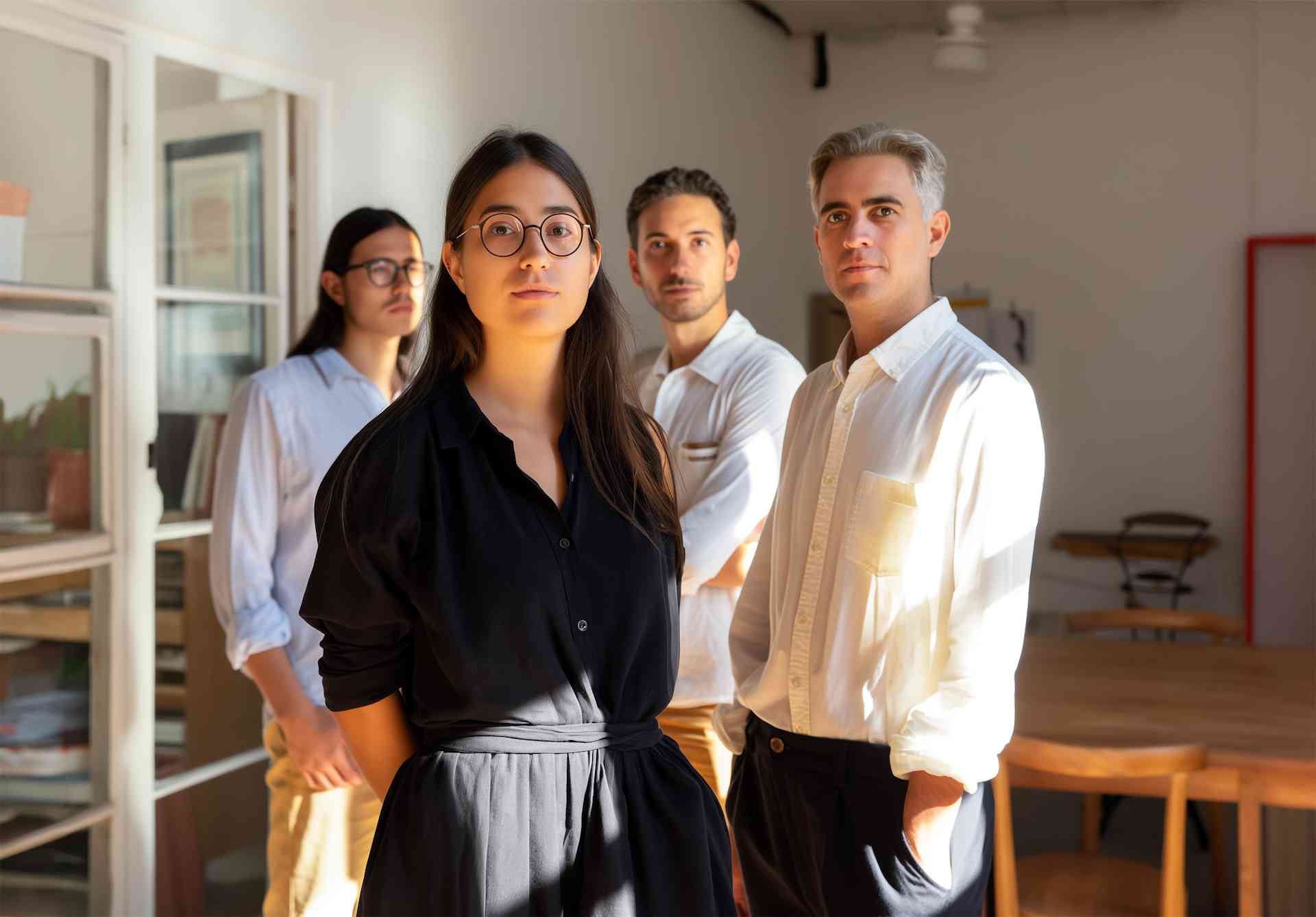 business team portrait compressed